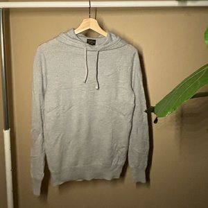J Crew 100% cashmere small grey hoodie / sweater